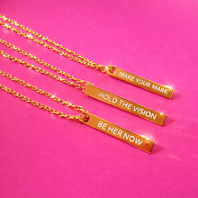 Load image into Gallery viewer, ••50% OFF•• BE HER NOW 🩷MANTRA⚡️ necklace
