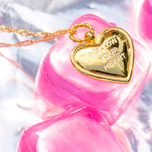 Load image into Gallery viewer, FOLLOW YOUR HEART - mini ⫸ DBL MANTRA NECKLACE
