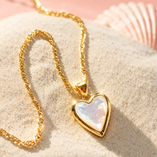 Load image into Gallery viewer, ••LAST ONE•• OPAL HEART 🖤 NECKLACE

