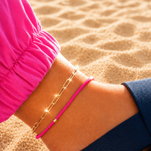 Load image into Gallery viewer, ••SALE•• ANKLET•• PAPERCLIP LINK
