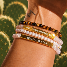 Load image into Gallery viewer, DONT LET THE HARD DAYS WIN 🌵Mantra Bracelet
