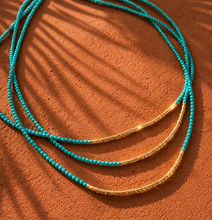 Load image into Gallery viewer, ••NEW•• DELICATE GEMSTONE•• COOL GIRL•• LAYERING NECKLACE

