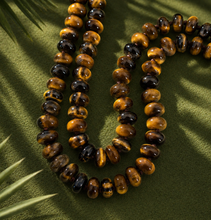 Load image into Gallery viewer, ••NEW•• TIGERS EYE ✨COOL GIRL GEMSTONE NECKLACE
