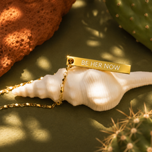 Load image into Gallery viewer, ••SALE•• TRIFECTA-3 SIDED ⚡️ PUMP ME UP 🔥MANTRA⚡️ necklace
