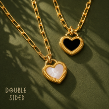 Load image into Gallery viewer, ••last one•• MINI  ♥ OG  HEART ♥ NECKLACE ** (double sided) **
