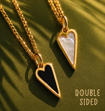 Load image into Gallery viewer, Last one 🌵 **MINI** DOUBLE SIDED 🖤RAVING 🖤 HEART Necklace
