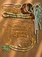 Load image into Gallery viewer, ••NEW•• AMAZONITE  BEADED CHAIN 🐚
