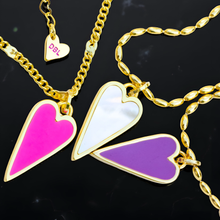 Load image into Gallery viewer, HAPPY HEARTS 🖤DOUBLE SIDED💕GOLD
