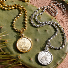 Load image into Gallery viewer, ••NEW•• DIMES FROM HEAVEN NECKLACE ♥  (gold &amp; silver)
