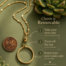Load image into Gallery viewer, **NEW** DBL PENNIES FROM HEAVEN 🪽NECKLACE
