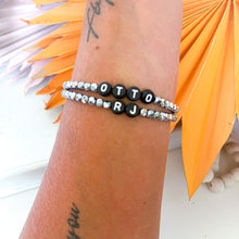 Load image into Gallery viewer, SILVER ⫸ CUSTOM ⫸ LETTER or NAME ⫸ Bracelet
