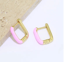Load image into Gallery viewer, **SALE** LIVE LIFE IN COLOR ⫸ HOOP Earrings
