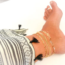 Load image into Gallery viewer, ANKLET ⫸ LOVE YO” LIFE ⫸LEXI CHAIN
