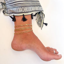 Load image into Gallery viewer, ANKLET⫸PAPERCLIP CHAIN
