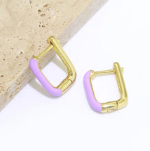 Load image into Gallery viewer, LIVE LIFE IN COLOR ⫸ HOOP Earrings
