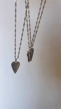 Load and play video in Gallery viewer, **NEW** SILVER MOTHER OF PEARL HEALING HEARTS
