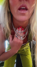 Load and play video in Gallery viewer, **NEW** SELF LOVE⫸ SILVER ⛓️LAYERS OF YOU ⫸ Layering chains
