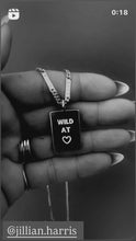 Load and play video in Gallery viewer, **NEW** WILD AT 🖤 ⫸she will believe she’s got this even with tears in her eyes - DBL DOUBLE SIDED MANTRA Necklace
