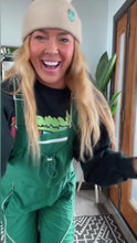Load and play video in Gallery viewer, KRISTAS CLOSET 🩷FREE PEOPLE GREEN OVERALLS (XS)save $110
