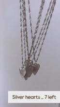 Load and play video in Gallery viewer, **NEW** SILVER MOTHER OF PEARL HEALING HEARTS
