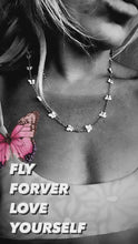 Load and play video in Gallery viewer, **NEW **  DBL BE YOU⫸BUTTERFLY ⫸NECKLACE
