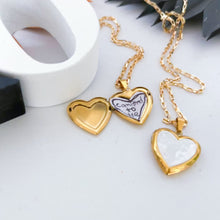 Load and play video in Gallery viewer, PEARL HEART ⫸LOCKET of LOVE - NECKLACE

