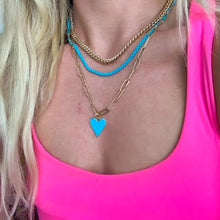 Load image into Gallery viewer, **TOP 10** SELF LOVE 🩷 WILD AT HEART♥ ⫸ NECKLACE ♥all colors

