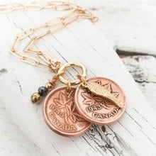 Load image into Gallery viewer, PENNIES FROM HEAVEN 🖤  NECKLACE
