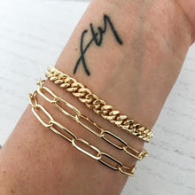 Load image into Gallery viewer, PAPERCLIP ⫸CHAIN  BRACELET ♥
