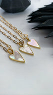 **BESTSELLER **PEARL ONE OF A KIND ♥ HEART ⫸ NECKLACE